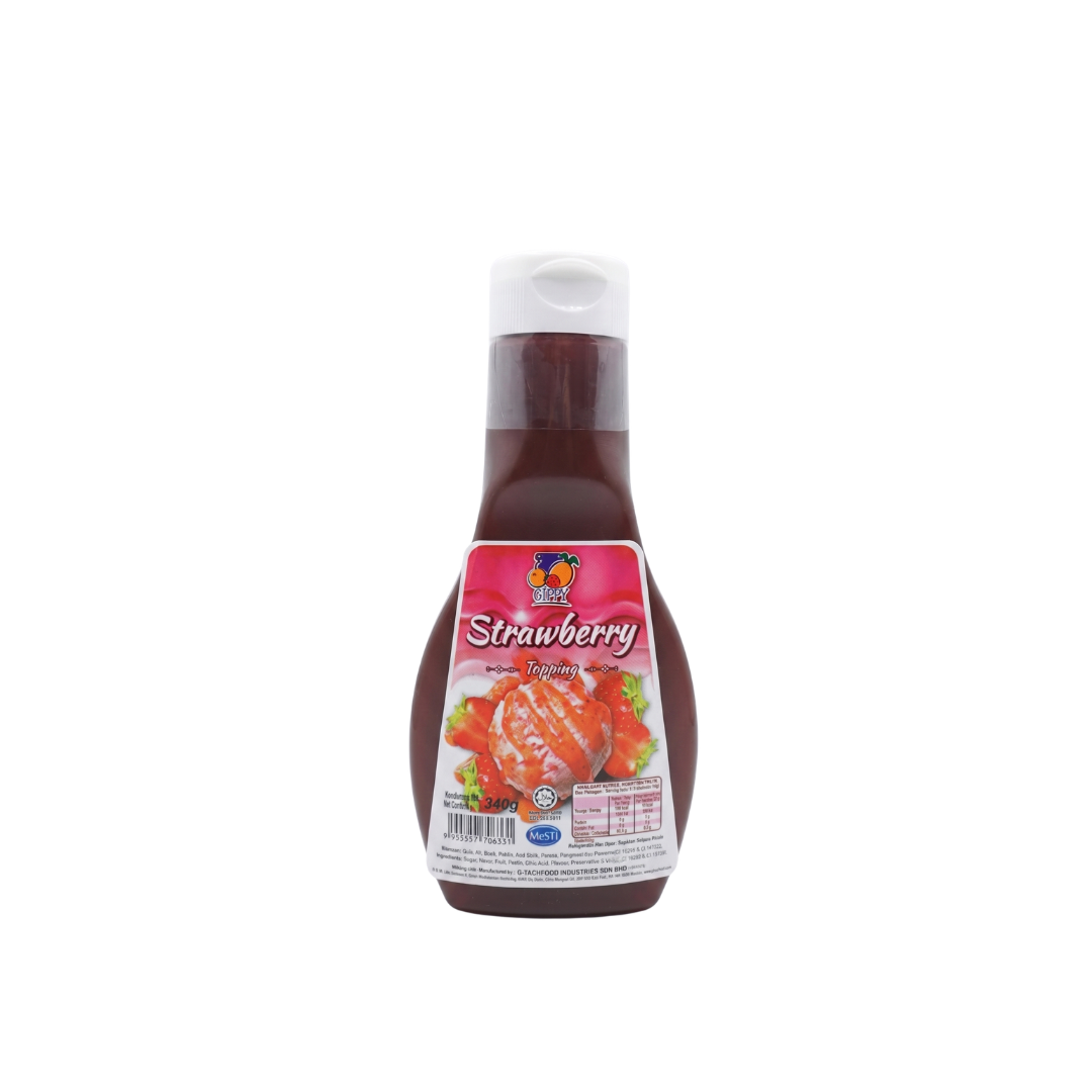 Gippy Ice Cream Topping - Strawberry